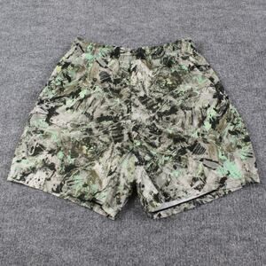 Lululemon Shorts Mens 4 Pace Breaker 7 Green Camo Casual Athletic Running Gym